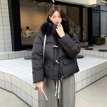 FA47828# 苏九儿羽绒棉服女冬季新款短款小个子棉服超好看加厚时尚外套 服裝批發女裝批發服飾貨源