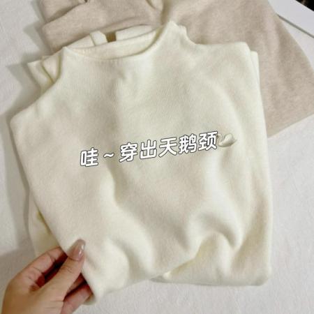 FA47873# 首发内搭毛衣女秋冬季新款半高领针织打底衫小上衣高级感外穿 服裝批發女裝批發服飾貨源