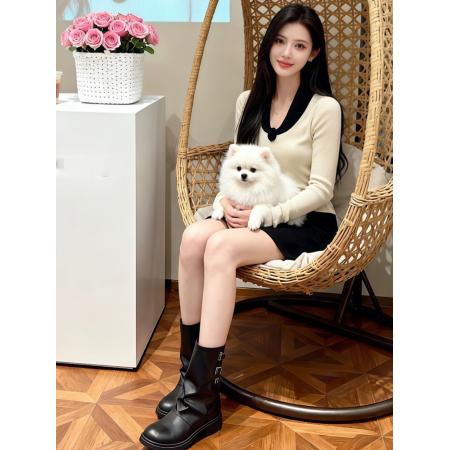 FA47880# 白色针织衫v领修身短款毛衣秋冬新款穿搭韩里韩气内搭上衣女 服裝批發女裝批發服飾貨源