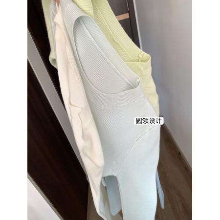 FA47901# 韩系圆领打底针织衫女秋冬洋气内搭高级感修身软糯收腰上衣 服裝批發女裝批發服飾貨源