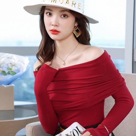 FA47906# 百搭OL正装打底衫纯色长袖上衣修身西装内搭吊带背心 服裝批發女裝批發服飾貨源