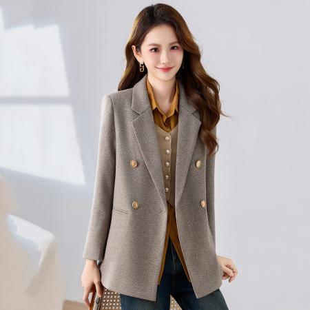 FA47908# 设计感气质职业女装西服外套秋季新款修身显瘦OL通勤百搭西装 服裝批發女裝批發服飾貨源