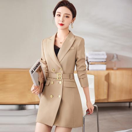 FA47910# 设计感气质职业女装西服外套秋季新款修身显瘦OL通勤百搭西装 服裝批發女裝批發服飾貨源