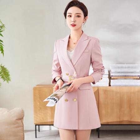 FA47910# 设计感气质职业女装西服外套秋季新款修身显瘦OL通勤百搭西装 服裝批發女裝批發服飾貨源