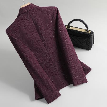 FA47912# 设计感气质职业女装西服外套秋季新款修身显瘦OL通勤百搭西装 服裝批發女裝批發服飾貨源