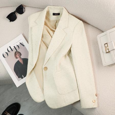 FA47914# 高级感时尚小西装外套女秋季女神范小众韩版洋气小外套女 服裝批發女裝批發服飾貨源