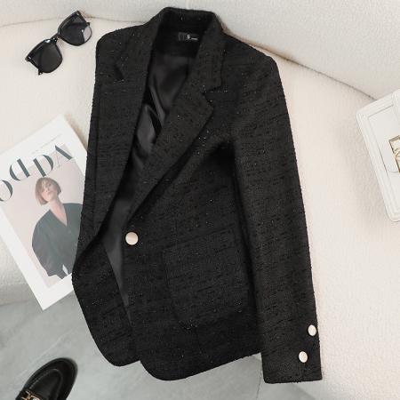 FA47914# 高级感时尚小西装外套女秋季女神范小众韩版洋气小外套女 服裝批發女裝批發服飾貨源