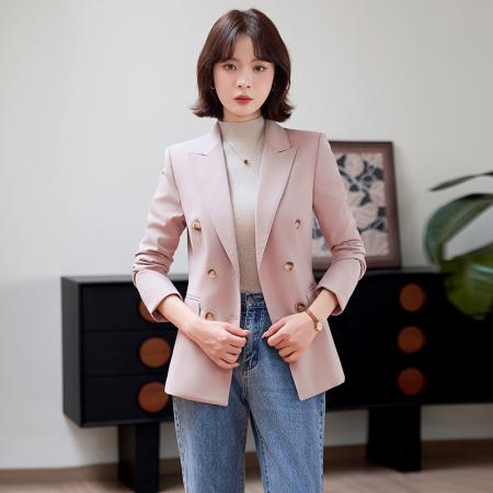 FA47917# 设计感气质职业女装西服外套秋季新款修身显瘦OL通勤百搭西装 服裝批發女裝批發服飾貨源