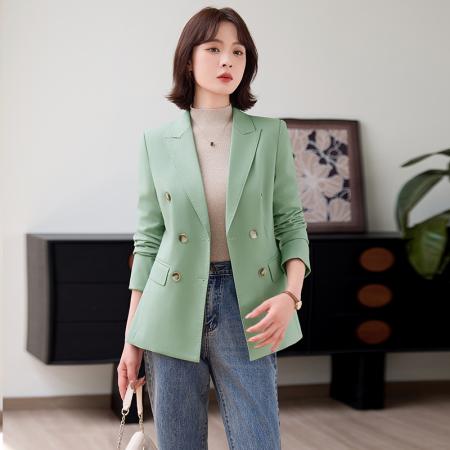 FA47917# 设计感气质职业女装西服外套秋季新款修身显瘦OL通勤百搭西装 服裝批發女裝批發服飾貨源