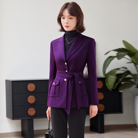 FA47918# 设计感气质职业女装西服外套秋季新款修身显瘦OL通勤百搭西装 服裝批發女裝批發服飾貨源