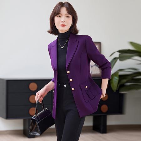 FA47918# 设计感气质职业女装西服外套秋季新款修身显瘦OL通勤百搭西装 服裝批發女裝批發服飾貨源