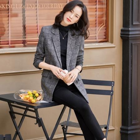 FA47920# 春季新款小个子西装外套女气质女神范小西服时尚 服裝批發女裝批發服飾貨源
