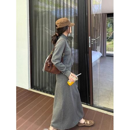 FA47992# 超火穿搭早秋洋气减龄两件套女初秋小个子时尚运动卫衣套装裙 服裝批發女裝批發服飾貨源