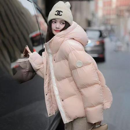 FA48074# 棉服冬季新款韩版羽绒s棉服女雪山连帽长短款显瘦保暖外套 服裝批發女裝批發服飾貨源