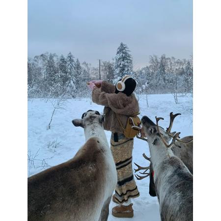 FA48231# 云南丽江废土风秋冬条纹针织连衣裙毛绒短外套侘寂裙子美拉德川西 服裝批發女裝批發服飾貨源