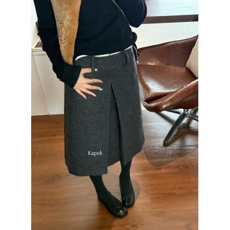 FA48317# 高级感黑色直筒西装半身裙女夏秋新款高腰显瘦垂感职业包臀一步裙 服裝批發女裝批發服飾貨源