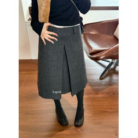 FA48317# 高级感黑色直筒西装半身裙女夏秋新款高腰显瘦垂感职业包臀一步裙 服裝批發女裝批發服飾貨源