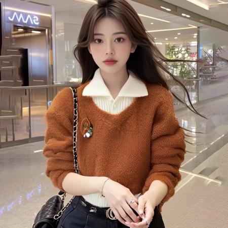 FA48365# 甜美毛衣套装秋冬新款小众短款显瘦针织衫辣妹纯欲风上衣 服裝批發女裝批發服飾貨源