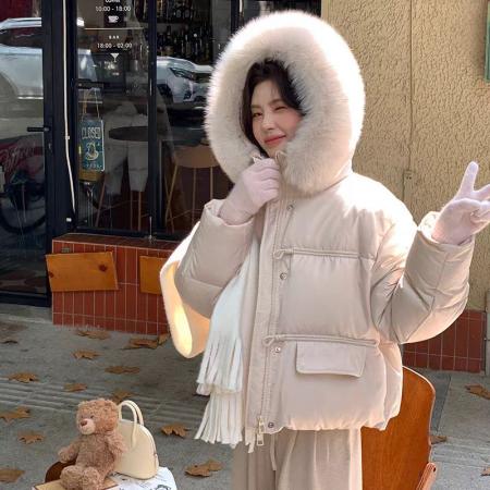 FA48480# 苏九儿羽绒棉服女冬季新款短款小个子棉服超好看加厚时尚外套 服裝批發女裝批發服飾貨源