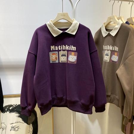 FA48489# 冬季韩版撞色...