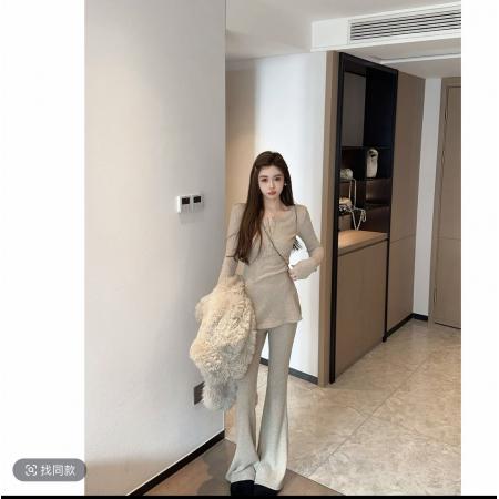 FA48583# 米娜家纸片人套装泡菜定制多色加绒套装 服裝批發女裝批發服飾貨源