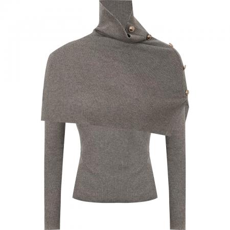 FA48587# 红人馆高领毛衣女款新款冬季可外穿内搭上衣慵懒高级感针织衫 服裝批發女裝批發服飾貨源