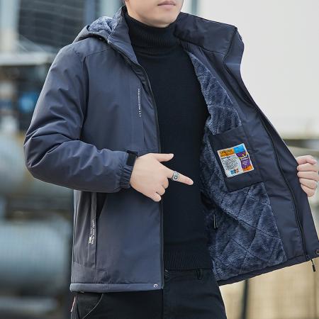 FA48614# 冲锋衣户外冬季外套男加绒加厚棉衣防风保暖防水防寒服大码登山服 男装批发