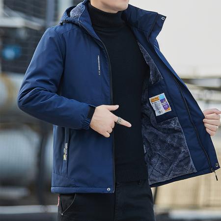 FA48614# 冲锋衣户外冬季外套男加绒加厚棉衣防风保暖防水防寒服大码登山服 男装批发