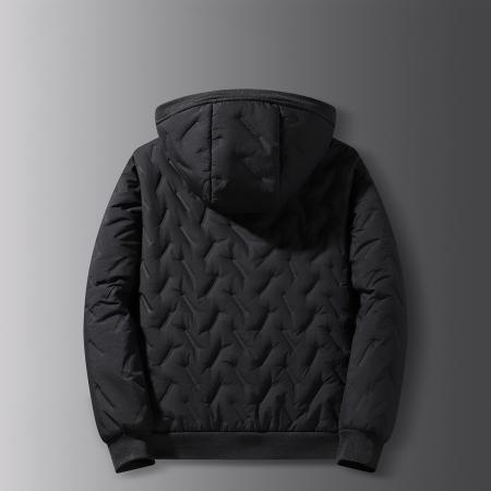 FA48631# 外贸款连帽棉衣男棉服连帽男冬加绒外套保暖棉衣超声波棉衣牙刷棉衣8819 男装批发