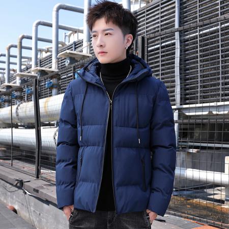 FA48640# 棉衣男短款冬季潮流新款棉服韩版连帽加厚保暖棉袄外套男 男装批发