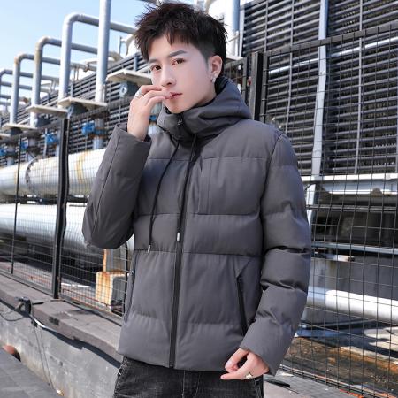 FA48640# 棉衣男短款冬季潮流新款棉服韩版连帽加厚保暖棉袄外套男 男装批发