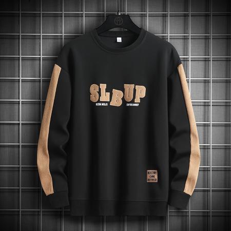 秋冬大码潮流印花设计卫衣男百搭上衣 男装批发