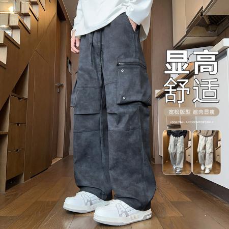 重磅大码时尚百搭美式休闲工装裤 男装批发