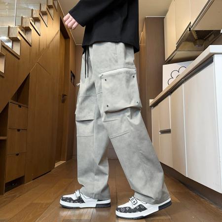 重磅大码时尚百搭美式休闲工装裤 男装批发