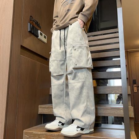 重磅大码时尚百搭美式休闲工装裤 男装批发