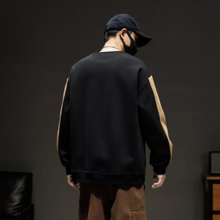 秋冬大码潮流印花设计卫衣男百搭上衣 男装批发