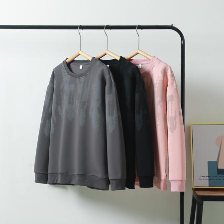 秋冬大码潮流印花设计卫衣男百搭上衣 男装批发