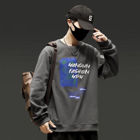 秋冬潮流时尚日系卫衣男宽松百搭休闲 男装批发