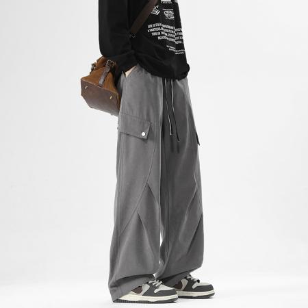 工装裤子男春秋季美式街头复古潮牌束脚休闲运动裤长裤机能冲锋裤 男装批发