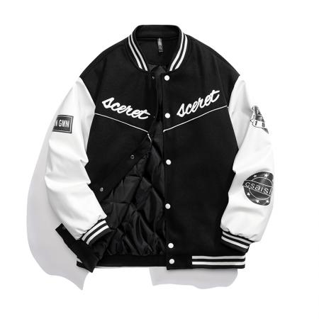 爆款加棉加厚 棒球服 外套 立领宽松学生情侣上衣男 男装批发