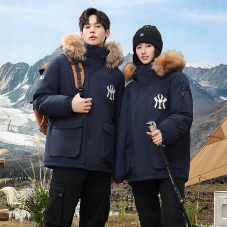 冬季新款情侣 石墨烯 羽绒服 工装外套 保暖防风上衣潮牌时尚休闲潮流连帽男宽松 外套  男装批发