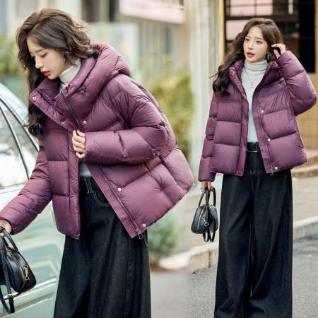 FA48771# 泡芙龟背短款羽绒服女冬季新款棉服气质面包服外套现款 服裝批發女裝批發服飾貨源