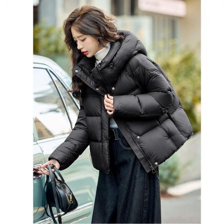 FA48771# 泡芙龟背短款羽绒服女冬季新款棉服气质面包服外套现款 服裝批發女裝批發服飾貨源