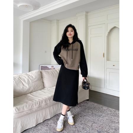 秋冬大码女装法式桔梗炸街洋气独特高级感休闲套装 服裝批發女裝批發服飾貨源