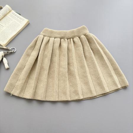 FA48923# 林子熙月下桂语精致琉璃扣针织套装显白双排扣开衫半裙 服裝批發女裝批發服飾貨源