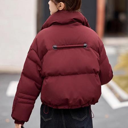 FA48988# 短款棉服女小个子冬装新款韩版时尚立领外套高端外套 服裝批發女裝批發服飾貨源