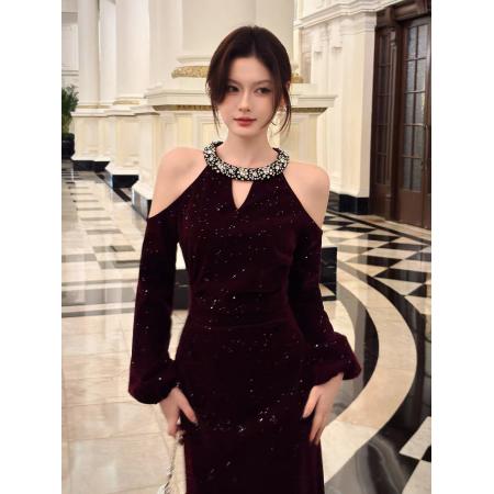 FA49003# 旋梦法式红色...