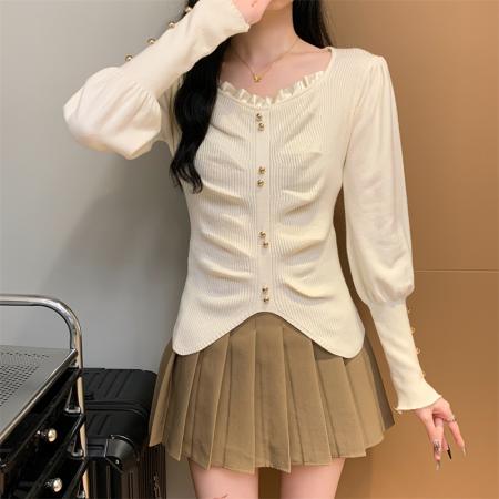 FA49067# 三色针织衫打底衫 服裝批發女裝批發服飾貨源