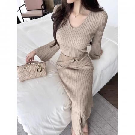 FA49101# 高级感纯欲V...