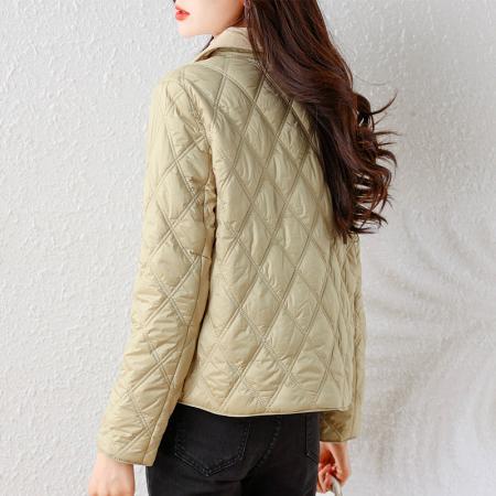 FA49128# 小香风棉服外套女早秋冬新款今年流行爆款轻薄款棉衣 服裝批發女裝批發服飾貨源